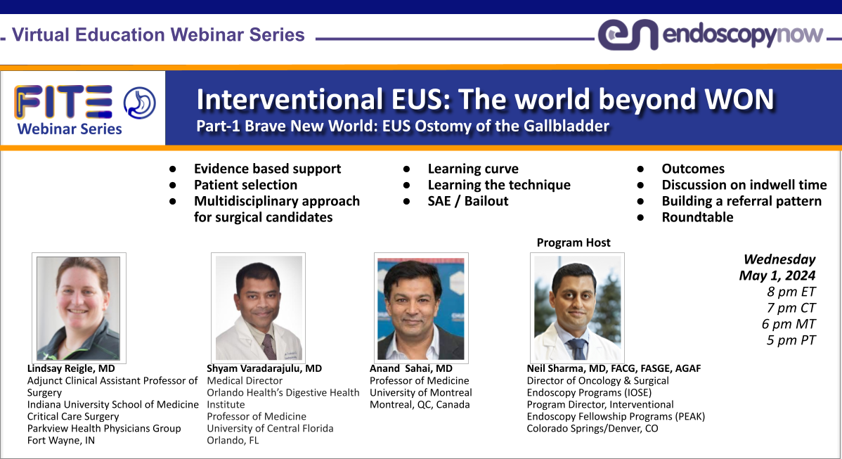 Interventional EUS: The world beyond WON (Part 1)
