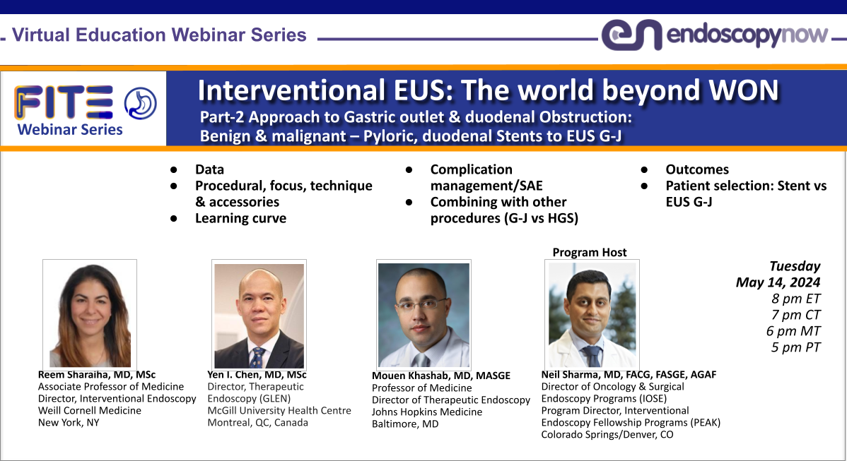 Interventional EUS: The world beyond WON (Part 2)